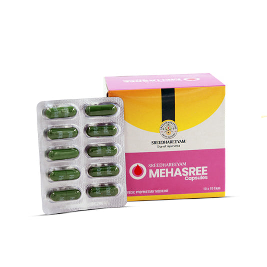 Mehasree Herbal Capsules (100's) - Sreedhareeyam