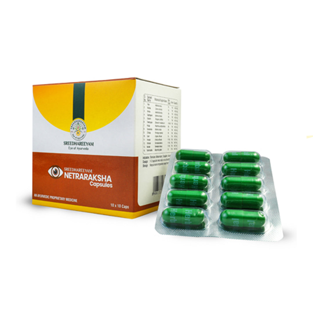 Netraraksha Capsule (100's) - Sreedhareeyam