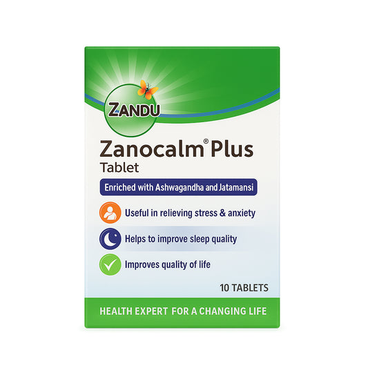 Zanocalm Plus Tablets (10's) – Zandu