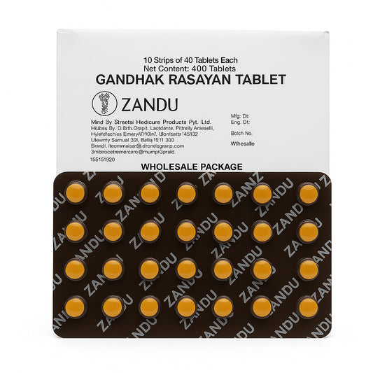Gandhak Rasayan Tablets (40's) – Zandu