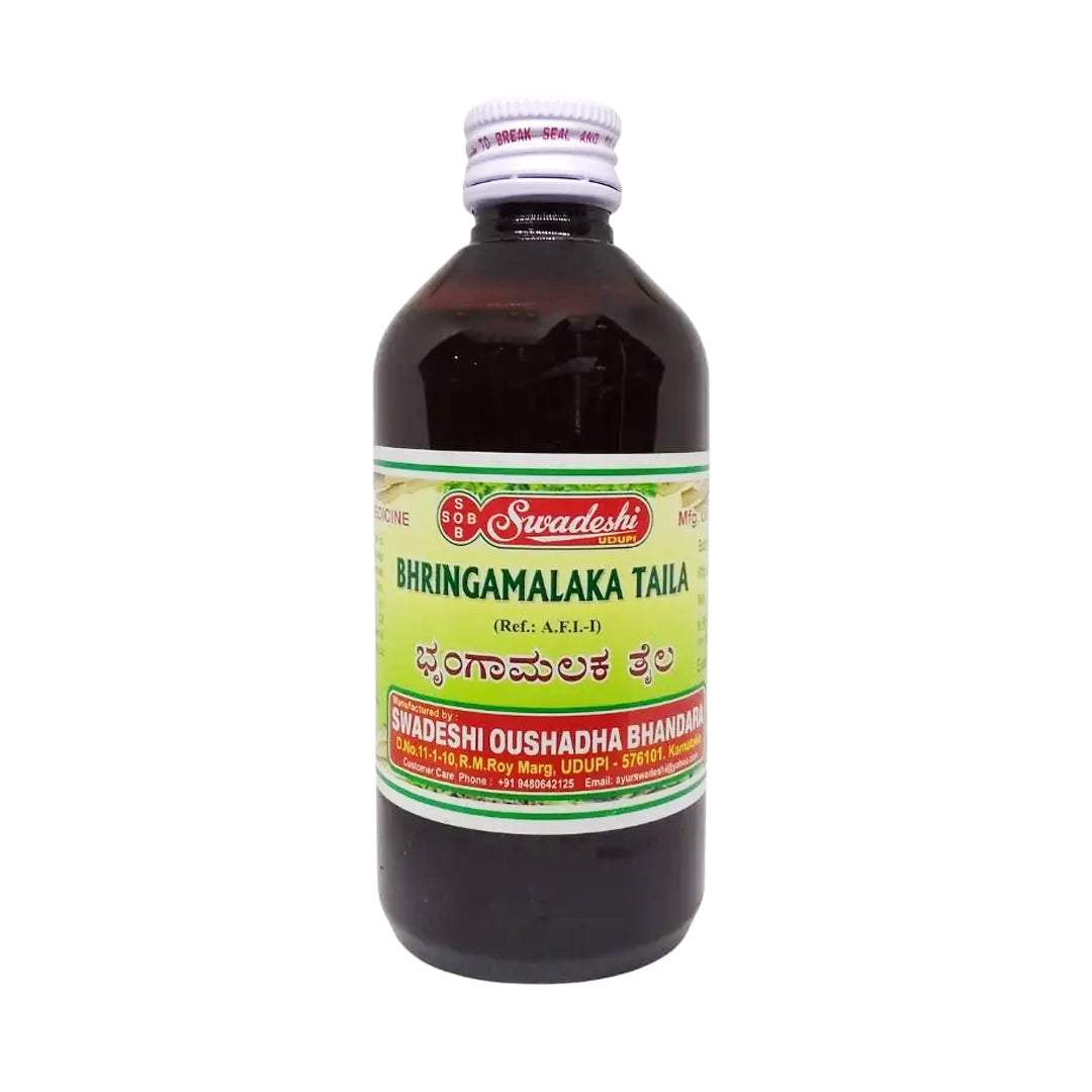 Bhringamalaka Taila (200ml) – Swadeshi Ayurveda