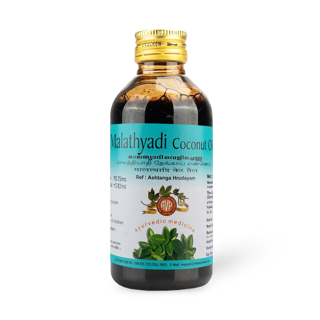Malathyadi Coconut Oil (200ml) – Arya Vaidya Pharma