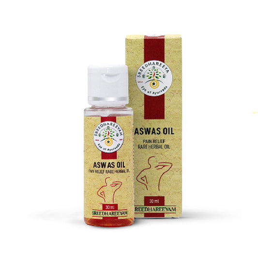 Aswas Oil  Herbal Pain Relief (30ml) - Sreedhareeyam
