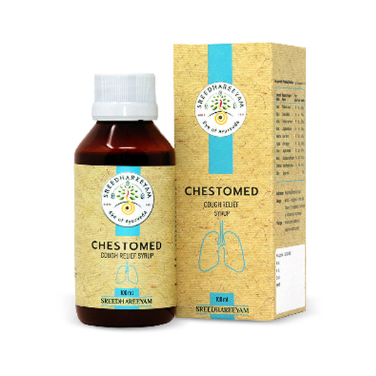 Chestomed Cough Relief Syup (100ml) – Sreedhareeyam