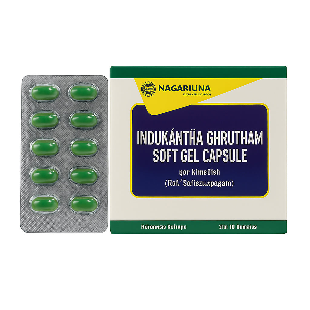 Indukantha Grhrutham Soft Gel Capsules (10's) – Nagarjuna